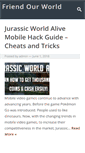 Mobile Screenshot of friendourworld.org